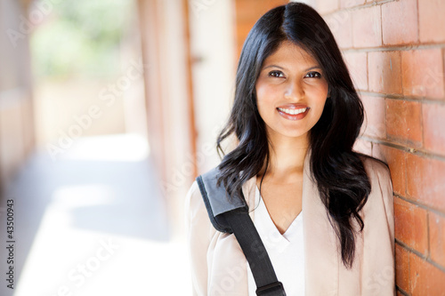 happy modern college girl on campus Free Download happy modern college girl on campus - GFXLoad