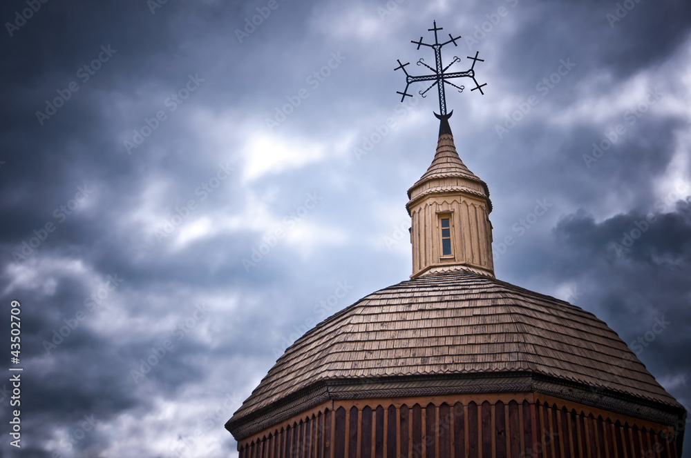 Old wooden church
