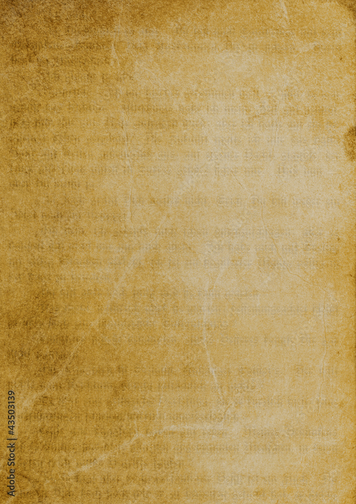 Fototapeta premium Old paper with letters