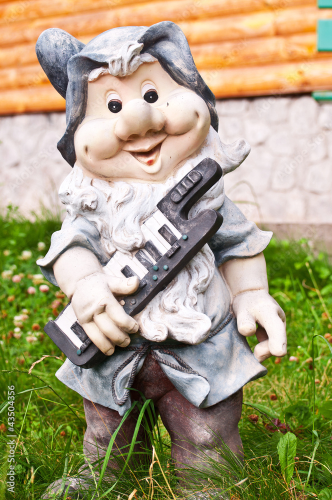 Funny garden gnome
