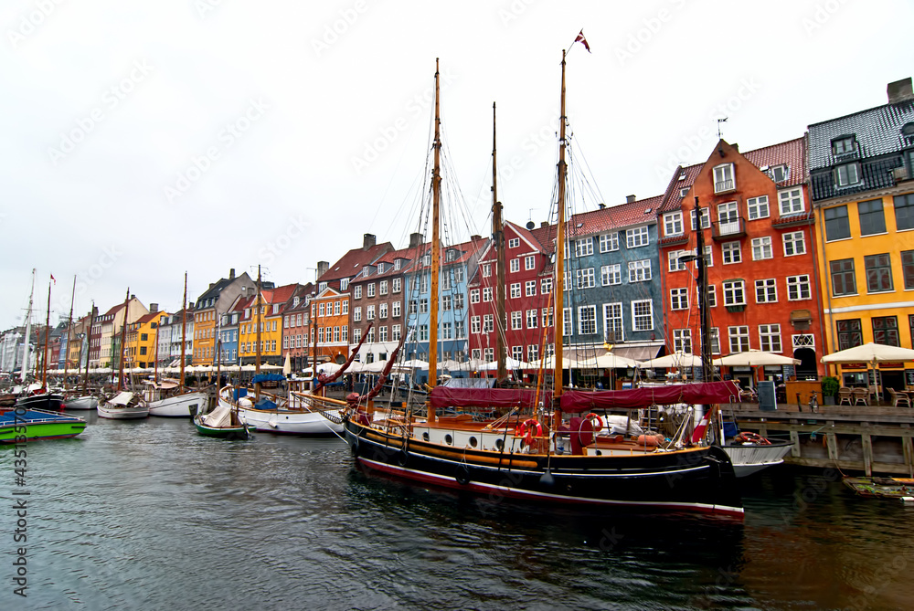 Old center of of Copenhagen.