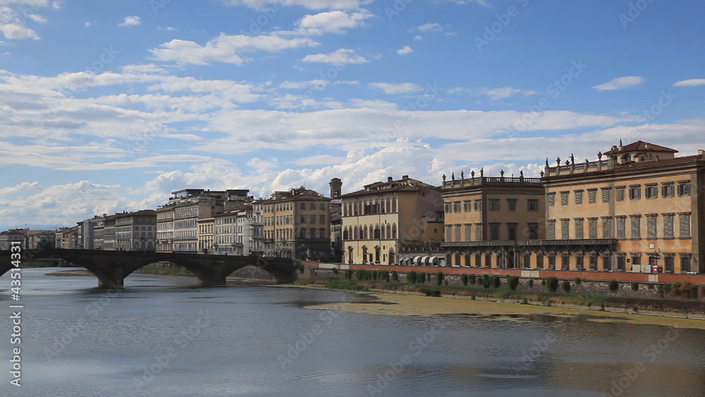 Looking down the river Arno in Florence Looking down the river Arno in Florence