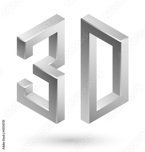 3D letters