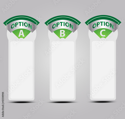 Vectoroption banner set
