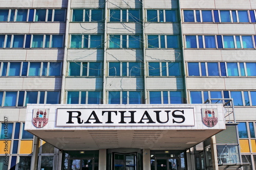 Obraz na płótnie Rathaus Neubrandenburg w salonie