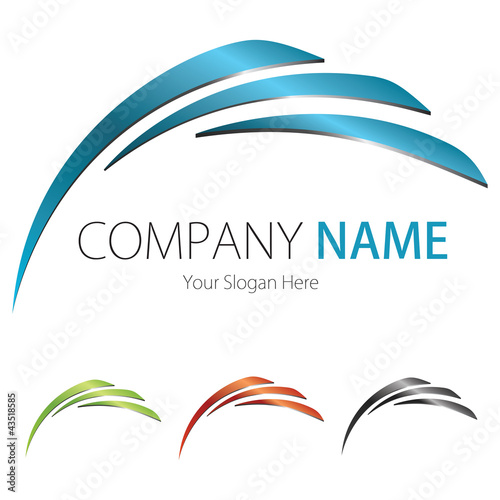 Company (Business) Logo Design, Vector, (Blue,Black,Green,Red)