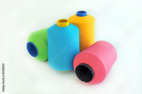 textile yarn packages photo