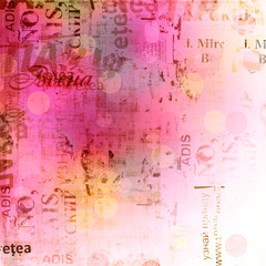 Deken met foto Kranten Grunge abstract background with old torn posters with blur boke  © Loraliu