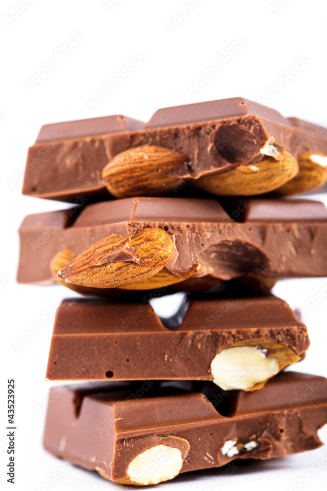 Milk chocolate with almonds Milk chocolate with almonds