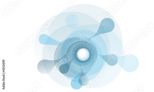 Blue abstract vector