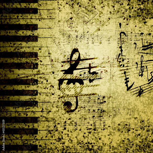 Music notes background