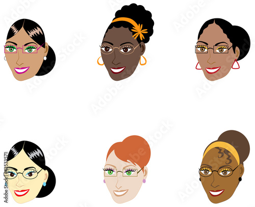 Smart Women Faces