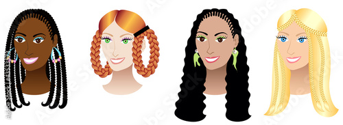 Women with Braids and Plaits