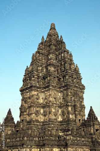 Stupa in Prambanan temple. Java, Indonesia.