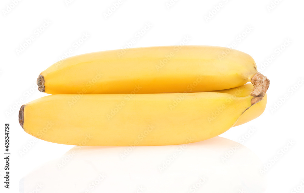 fruits banana isolated on white