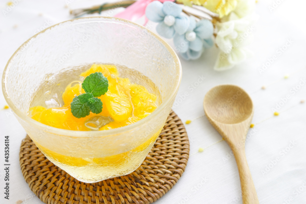 Mandarin orange jelly
