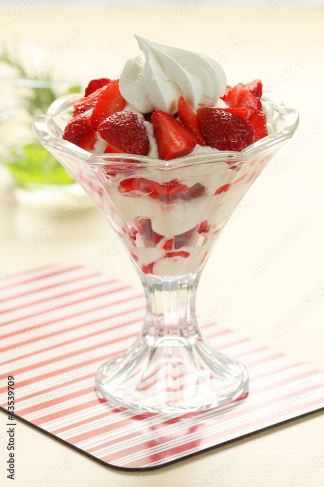 Strawberry and cream Strawberry and cream