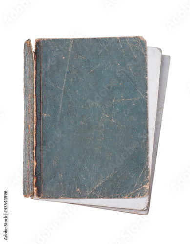 Old book isolated on a white background
