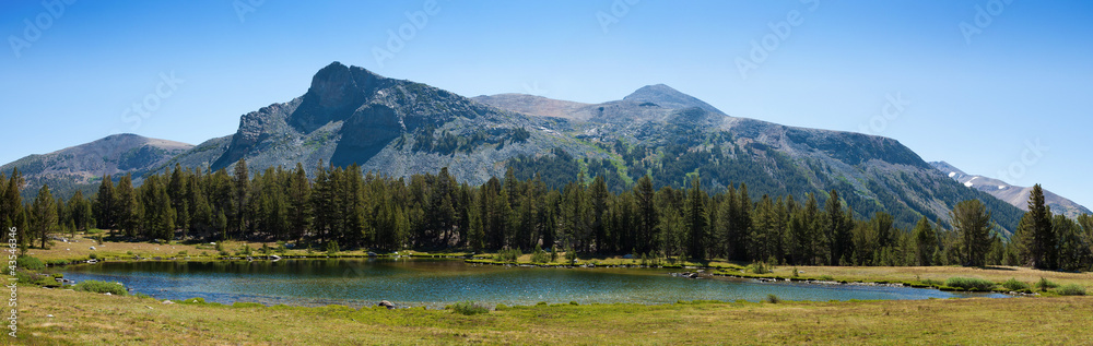 Panoramic view of Yosemite national park in California