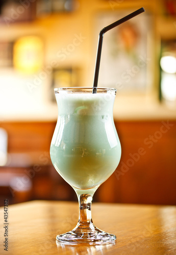 Blue cocktail