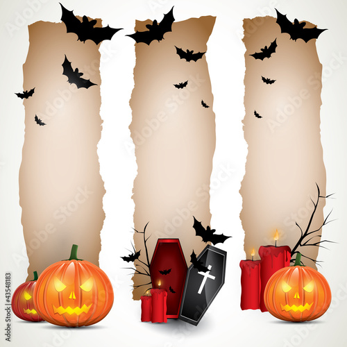 Halloween banners