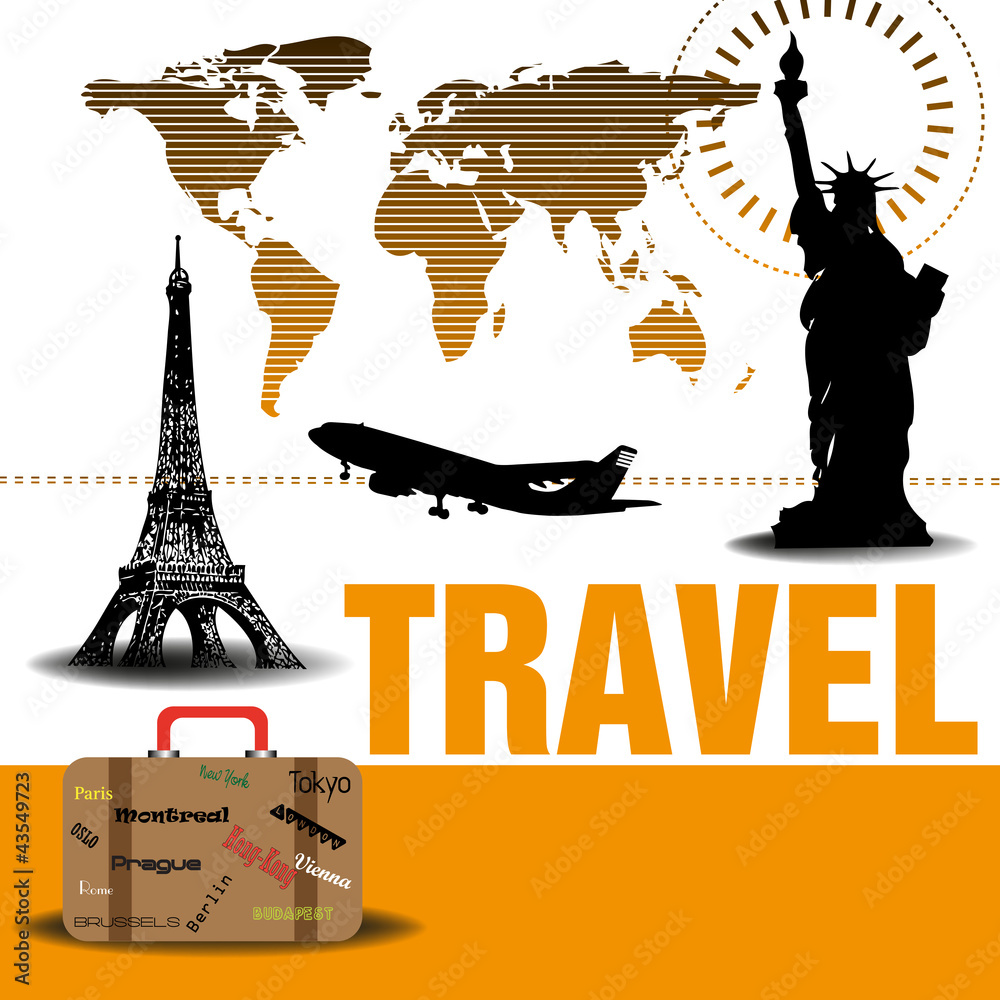 Obraz premium Traveling theme