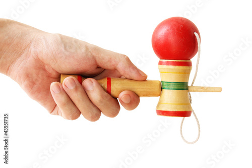 Fotografie playing Kendama