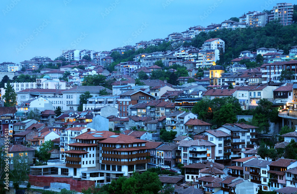 Early Evening in Veliko Tarnovo StockFoto Adobe Stock