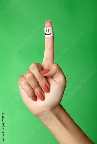 Finger with Bandage