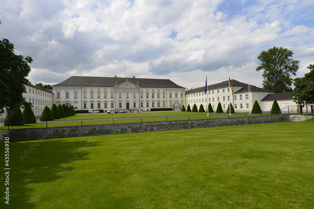 Schloss, Bellevue, Amtssitz des Bundespräsidenten, Berlin