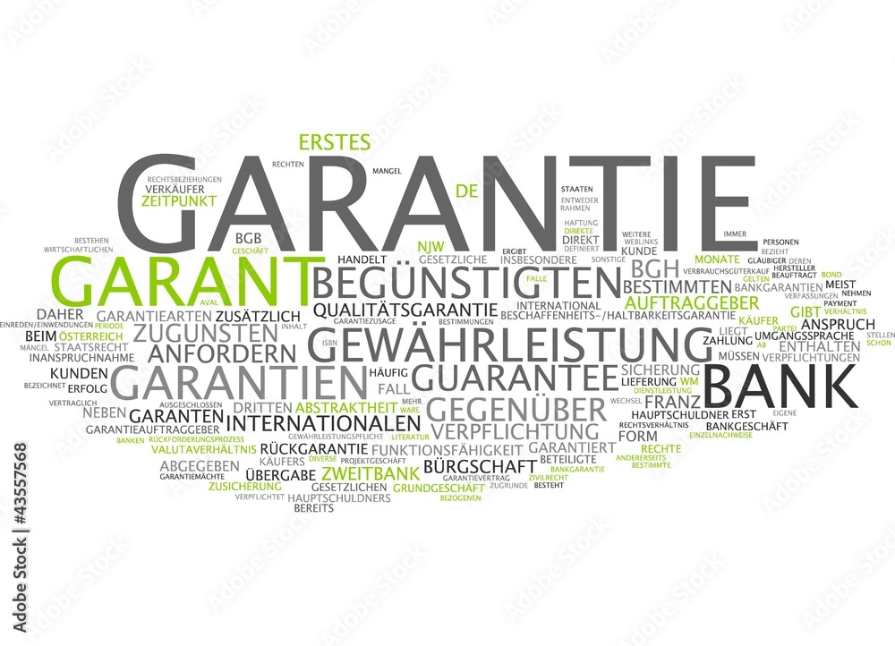 Obraz premium Garantie