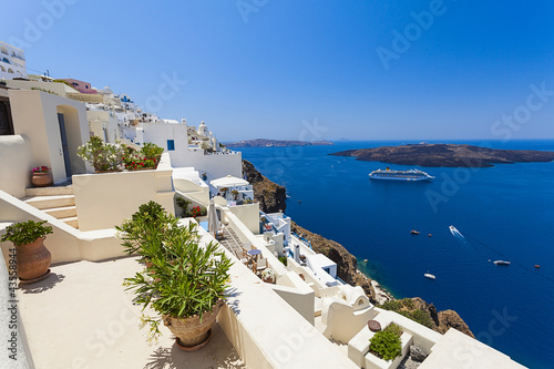 Fira town, Santorini island,Greece