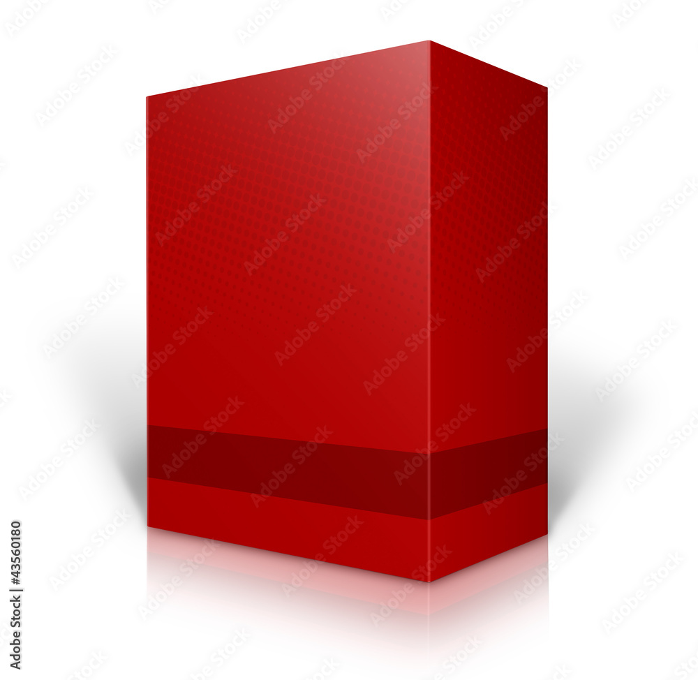 Blank Red box on white background. Blank Red box on white background.