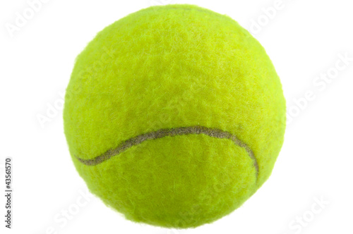 Tennis Ball Isolated on White Background