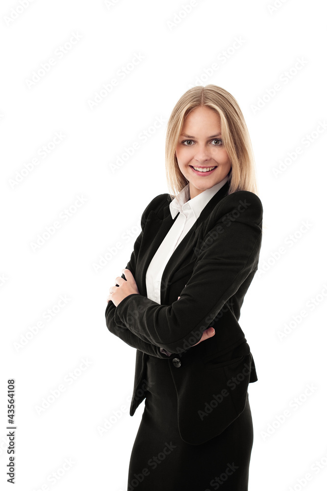 Young Businesswoman Isolated Young Businesswoman Isolated