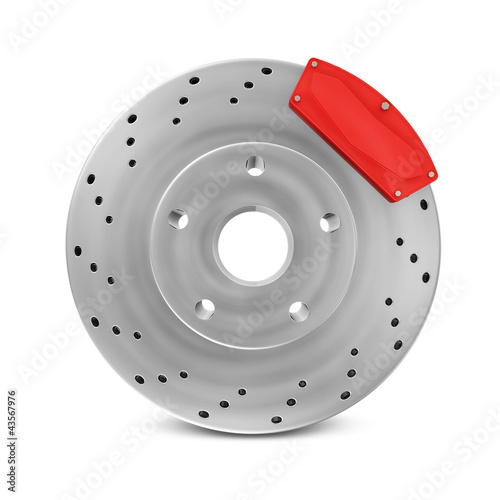 Brake Disc isolated on white background