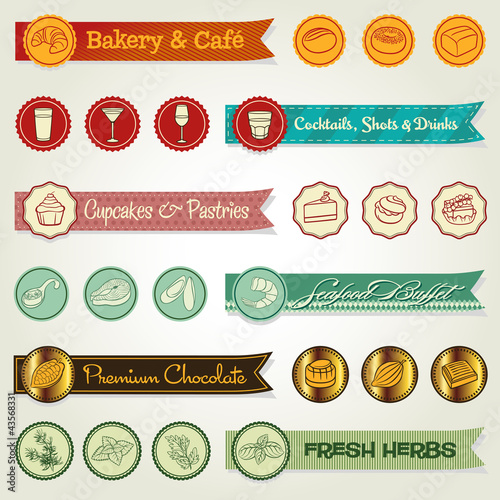 Retro Ribbon Set