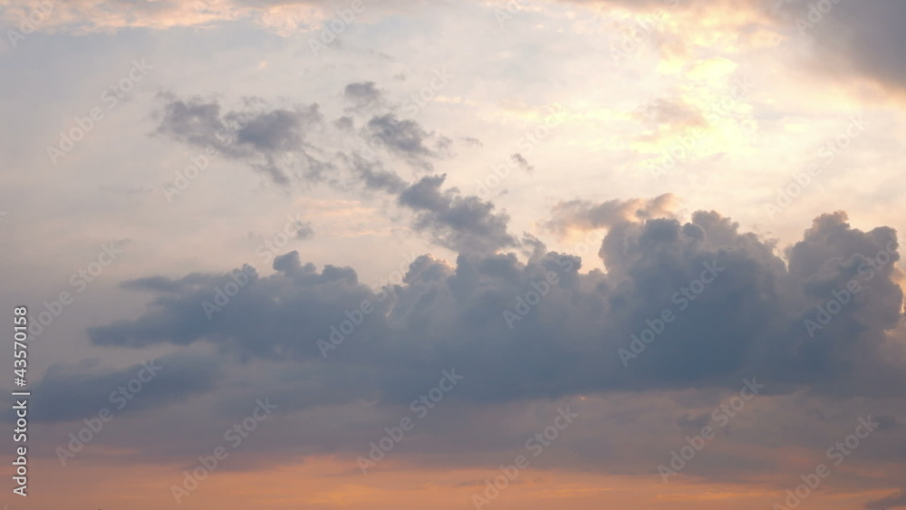Cloudscape, time lapse Cloudscape, time lapse