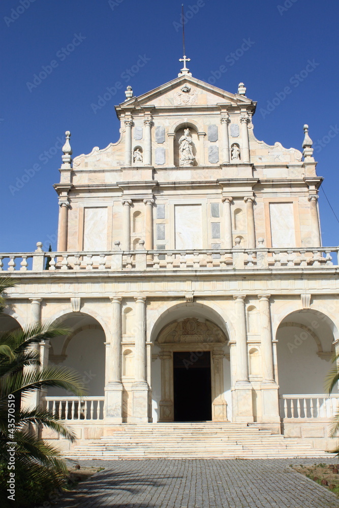 Catholic church in Evora, Portugal
