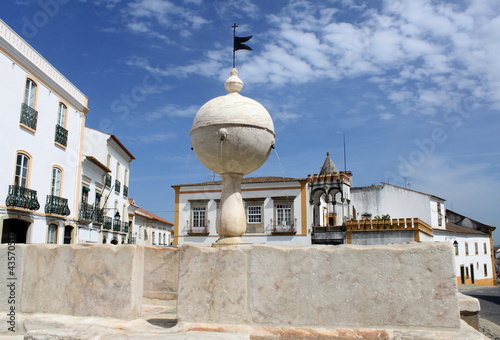 Largo da Porta de Moura in Evora, Portugal