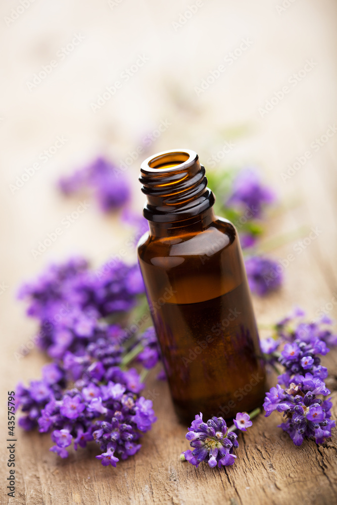 essential oil and lavender flowers essential oil and lavender flowers