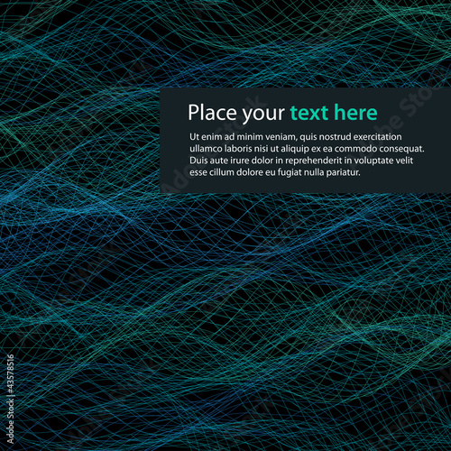 Abstract waves. Vector background