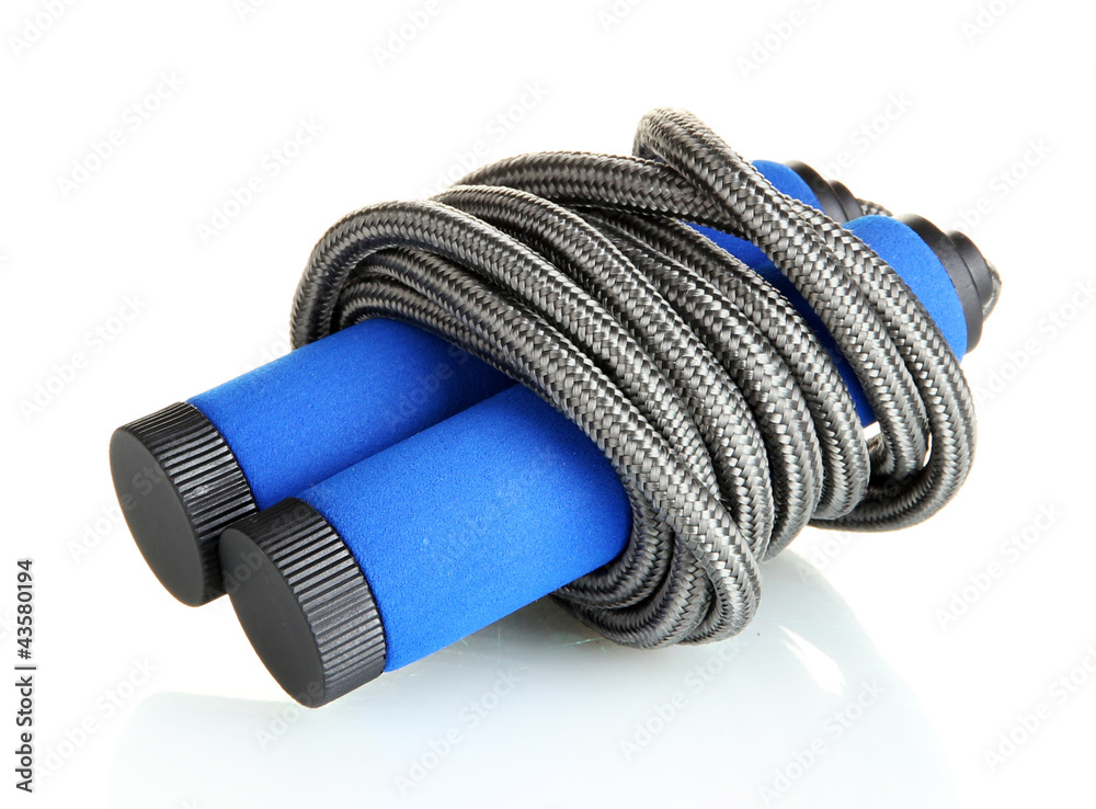 skipping rope isolated on white skipping rope isolated on white