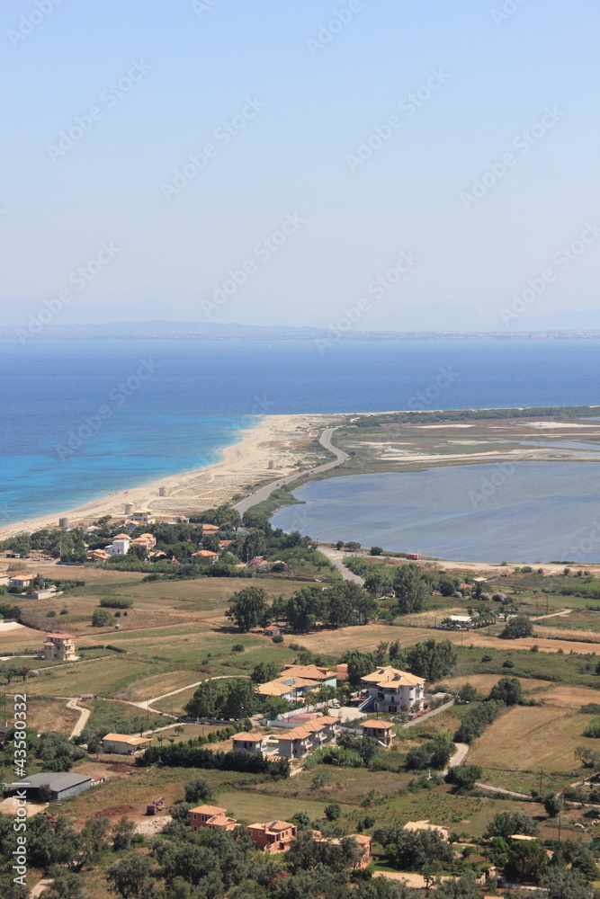  lefkas Greece beach on Mediterranean	