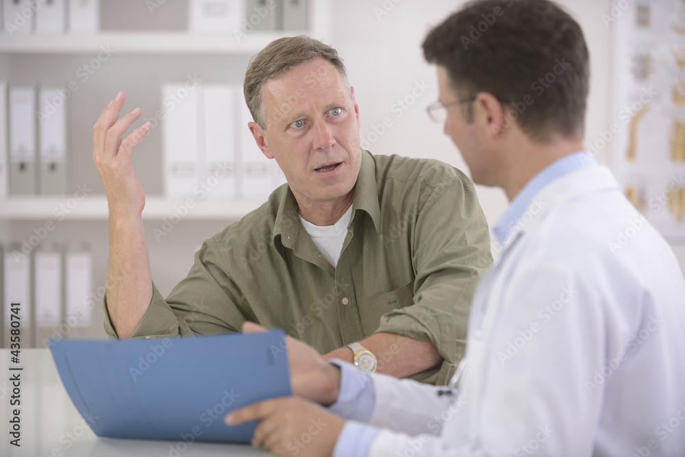Doctor talking to patient Doctor talking to patient