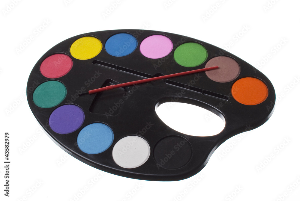 Brush and paint