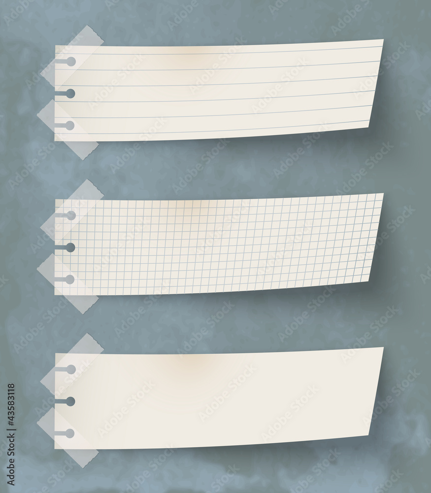 Obraz premium Set of three vintage paper's labels - Etichette vintage