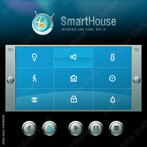 Vector interface and icons