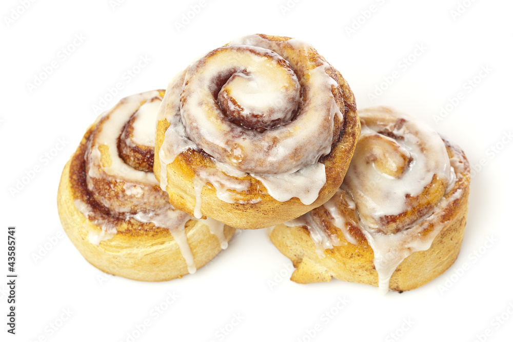 Fototapeta premium Fresh Homemade Cinnamon Rolls