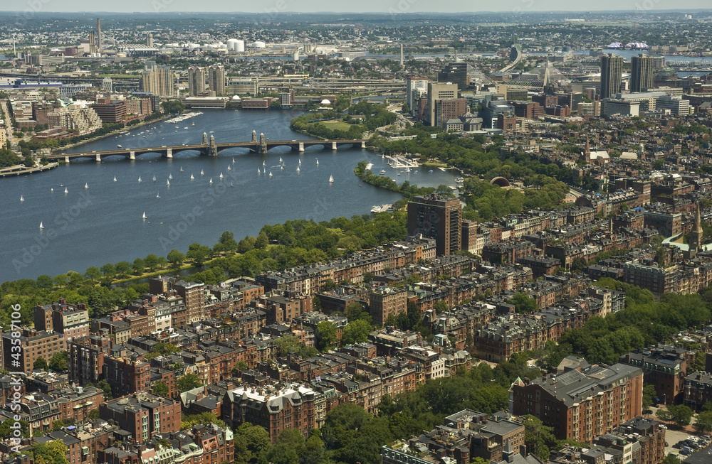 Obraz premium Boston Aerial View